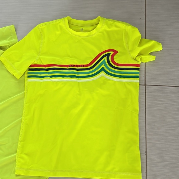 Boys Beach/ Swimming Shirt Bundle, great condition size Large only 2 shirts. - Picture 2 of 3